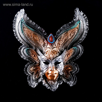 Венецианская маска "Бабочка" 25см МИКС/4075605