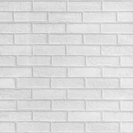 Панель МДФ с тиснением 930х2200х6 мм Кирпич белый под покраску White 00