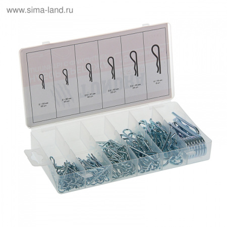 Набор шплинтов с фиксацией TUNDRA krep, 150пр. /2919835