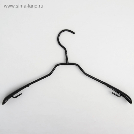 Вешалка для одежды 40-42 антискользящая,  черный 1887418