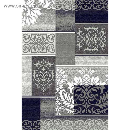 Ковёр прямоугольный Silver d216, размер 150 х 300 см, цвет gray/1752338