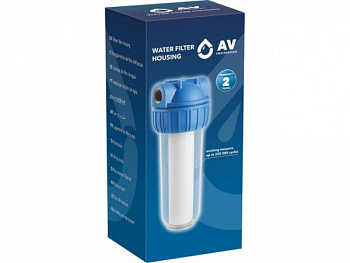 Колба фильтр 10" с прозр. корп. 1/2", AV Engineering (AVE119H12)