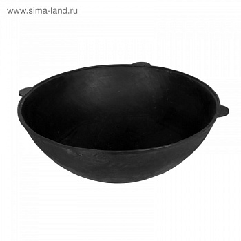 Казан чугунный, 30 л, круглое дно /2737156