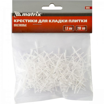 Крестики для кладки плитки 1,0мм 200шт/16610
