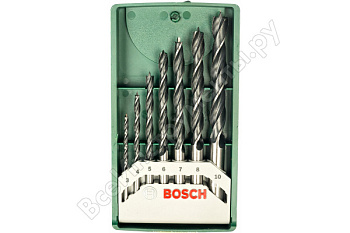 Набор сверл по дереву 7 шт. (Bosch) d=3, 4, 5, 6, 7, 8, 10. x-line 2607019580-29948
