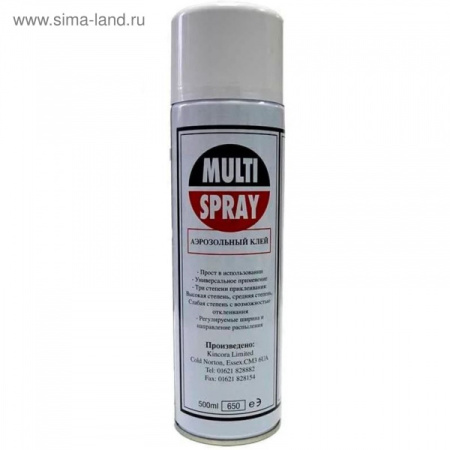 Клей аэрозольный для текстиля IRFIX "SPREY FIX" 400 мл 20252