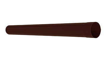 Труба водосточная AQUASYSTEM 90*125*3000 RAL8017