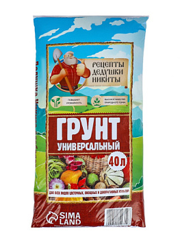 Грунт универсальный «Рецепты Дедушки Никиты» 40 л/10154712