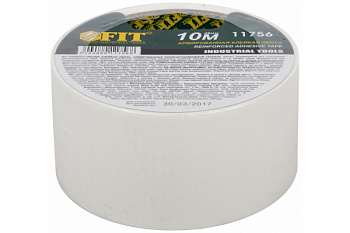 Лента универсальная армированная "Ductape", (белая) 48 мм х 10 м  11756