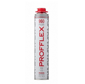 Пена Монтажная ПРОФФЛЕКС PRO 960 PLUS проф. всесезонная ПРЕМИУМ выход 65л+ 850мл/66644