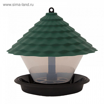 Кормушка для птиц Ornito, зелёная/4734495