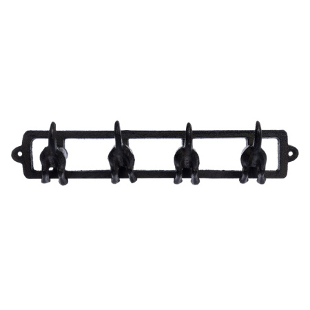 Вешалка 4 крючка "Хвостики" декоративная 35*7.5*6 см/66036