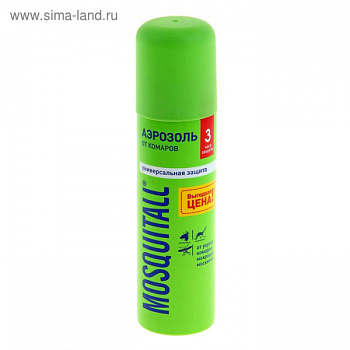 Аэрозоль Mosquitall Универсальная защита от комаров 150 мл/1112366