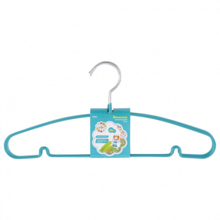 Вешалка для легкой одежды с прорезиненным противоскользящим покрытием 40 см, 5 шт, в комплекте Elfe/