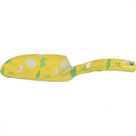 Совок цельнометаллический алюминиевый широкий Flower Lime /62000