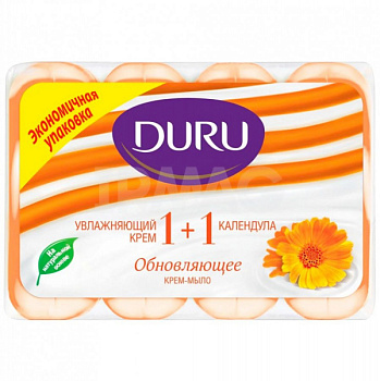 Мыло туалетное Duru Soft Sens Календула (80 г х 4 шт)
