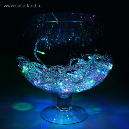 Гирлянда 9м, силикон, моргает 1080350