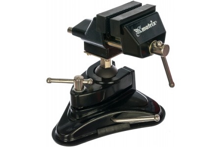 Тиски настольные,резиновая вакуумная присоска,шарнирный механизм,ширина рабочих губок 70 мм/18506