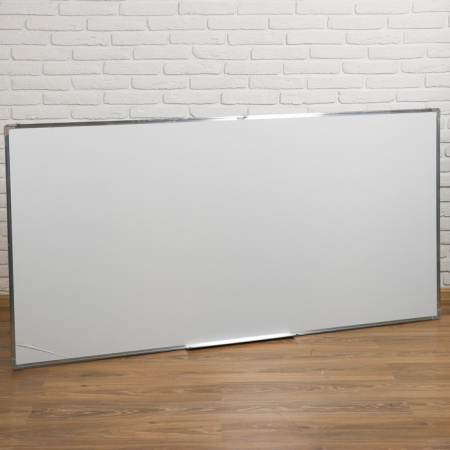 Доска магнитная, 200 × 100 см, односторонняя, с полочкой под маркер, оборот металл,/1516089