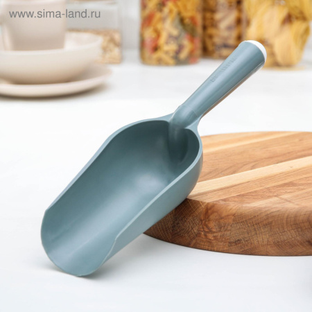 Совок для сыпучих продуктов № 1, цвет голубой 4883159