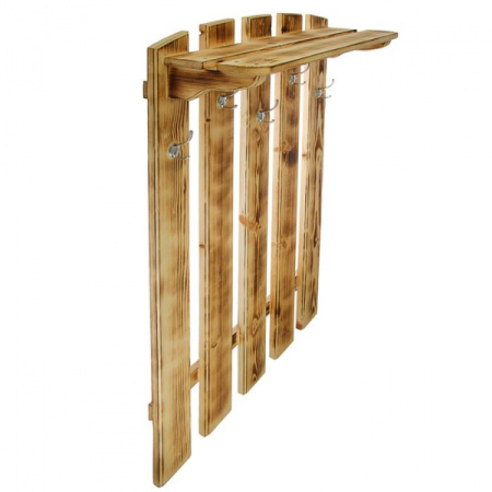 Прихожая"Разбойник" обожжённая лакированная сосна   2187182