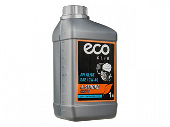 Масло моторное полусинтетическое для четырехтактных двигателей ECO 10W-40 SL/CF, 1 л (API SL/CF, все