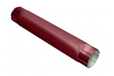 Труба круглая 90мм 1м кр.вино 3005