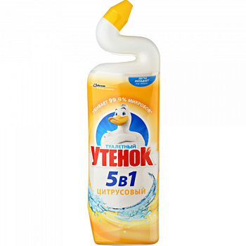 Туалетный утенок 5в1 Цитрус 900мл 