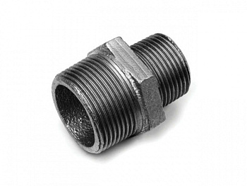Ниппель ред. нар.-нар. 1"х1/2" черный TITAN (KA10480106) (Livarna TITAN)