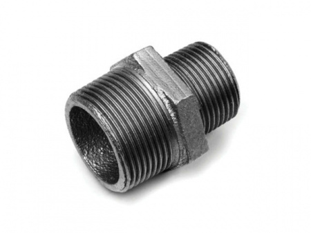 Ниппель ред. нар.-нар. 1"х1/2" черный TITAN (KA10480106) (Livarna TITAN)