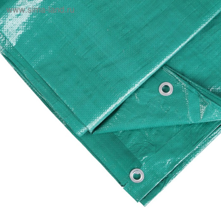 Тент защитный, 10 × 3 м, плотность 120 г/м², зелёный/серебристый/3391292