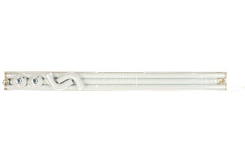 Угловой карниз для ванной комнаты белый, IDDIS 040A200i14