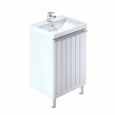 Тумба для ванной комнаты, напольная, белая, 50 см, Amur, Milardo AMU50W1M95