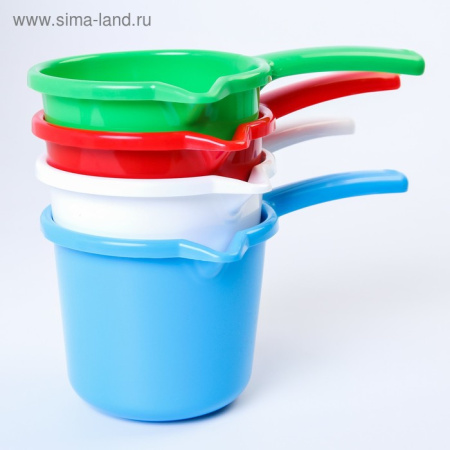 Ковш для купания детский 1,3 л, цвет МИКС/2378582
