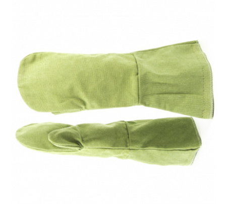 Рукавицы брезентовые огнеупорные // Россия /68160 