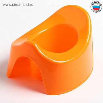 Горшок детский, цвет оранжевый 2330063