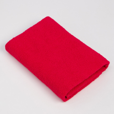 Полотенце махровое Экономь и Я 50*90 см, цв. фуксия, 100% хлопок /9272995