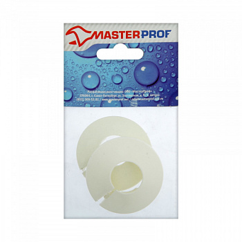 Декоративный отражатель MasterProf, 3/4", разъемный, белый, набор 2 шт /4981179