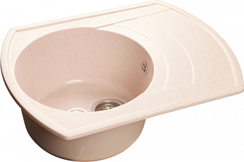 Мойка GRANFEST Rondo GF-R650L (650х500) бежевый 328