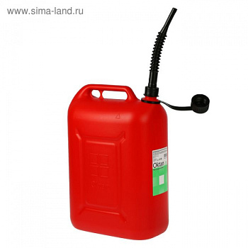 Канистра ГСМ 25 л, пластиковая, красная /2578002