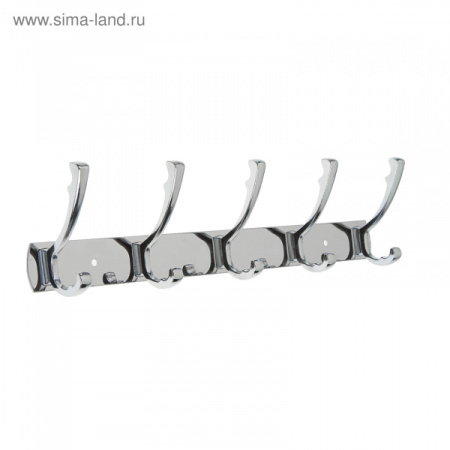 Вешалка 5-ти местная, цвет хром/3655034