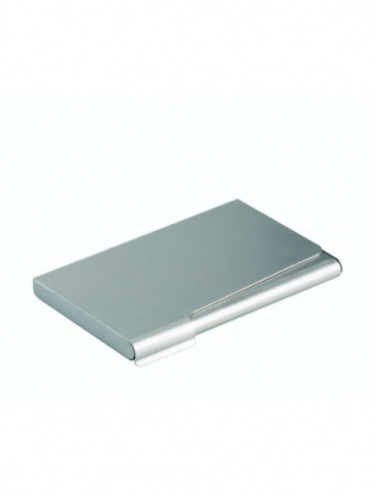 Визитница металл. BUSINESS CARD BOX на 15 визиток, серебро