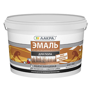 Эмаль акриловая "ОРЕОЛ" глянцевая красная 1 кг