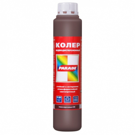 Колер  №206 Темно-коричневый 0,75л PARADE
