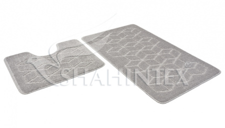 НАБОР КОВРИКОВ Д/В SHAHINTEX РР 50*80+50*50 002 СЕРЫЙ 50/814336