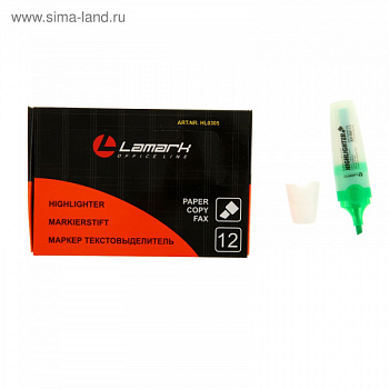 Текстовыделитель Lamark зеленый 1188220