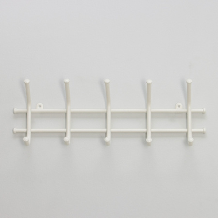 Вешалка настенная «Норма», цвет белый /7877833