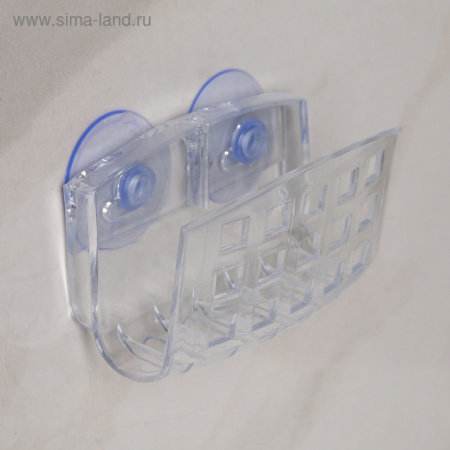 Держатель для мочалки на присосках 9х5х6 см "Bath Collection" цвет МИКС 3120818