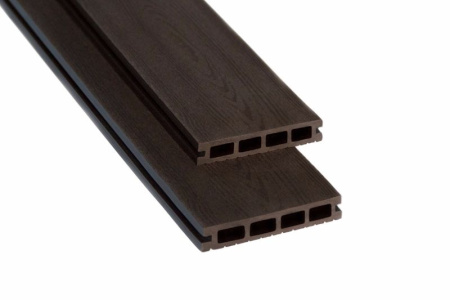 Доска террасная "Экодпк" винтажная (140*21*3000 мм) шоколад