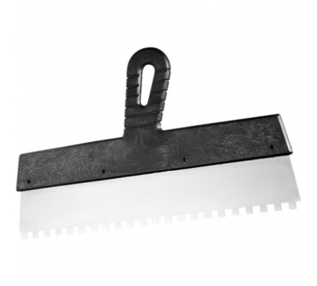 Шпатель из нержавеющей стали, 350 мм, зуб 10 х 10 мм/85507